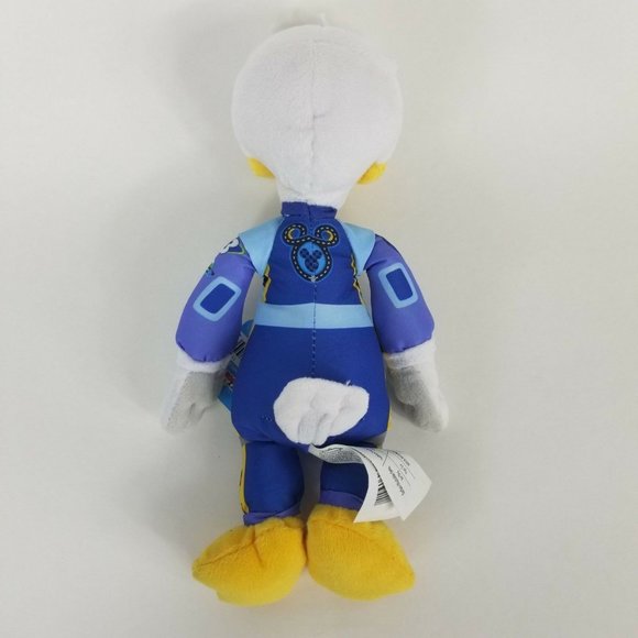 Disney Junior Mickey And The Roadster Racers Donald Duck Plush Blue Racer New - Picture 2 of 12